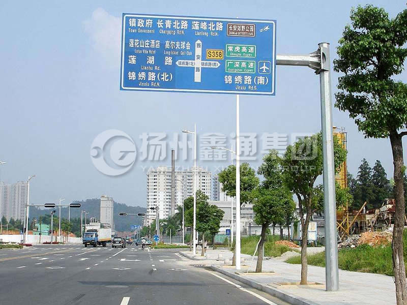 BZG-008，交通標(biāo)志桿，八棱交通標(biāo)志桿